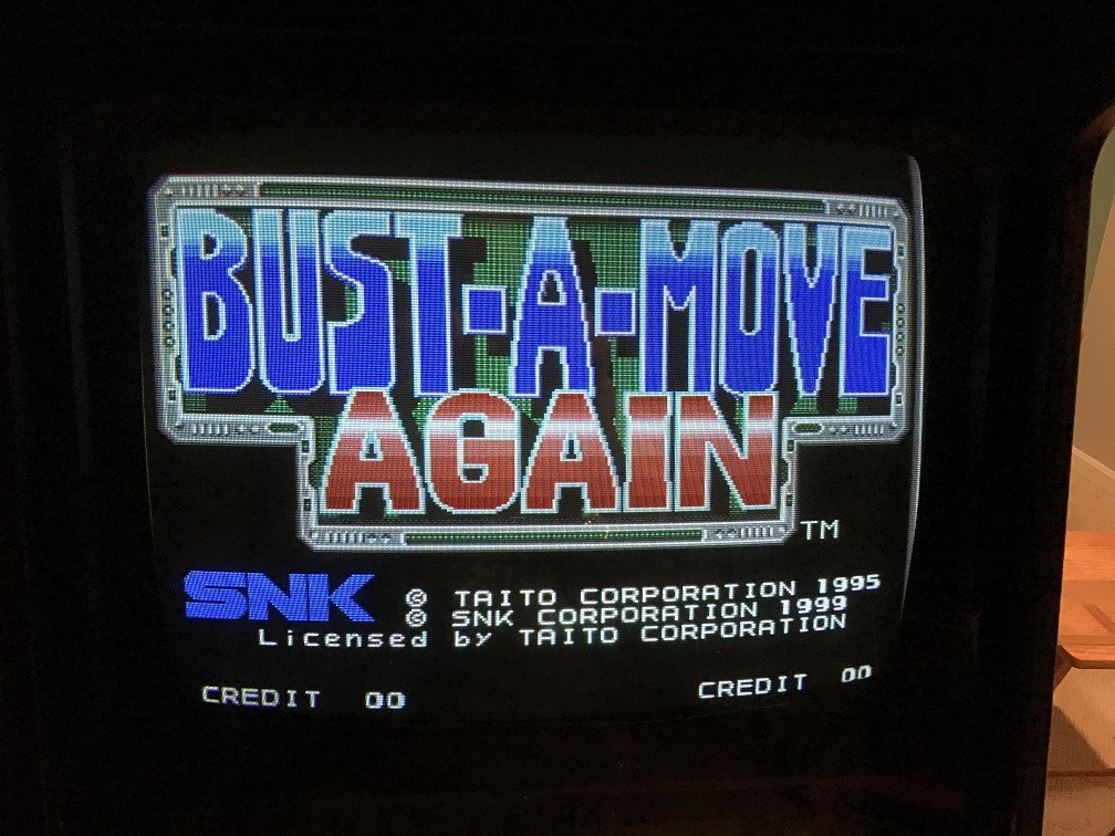 SOLD PARTS Neo Geo Bust A Move Again MVS cart Museum of the