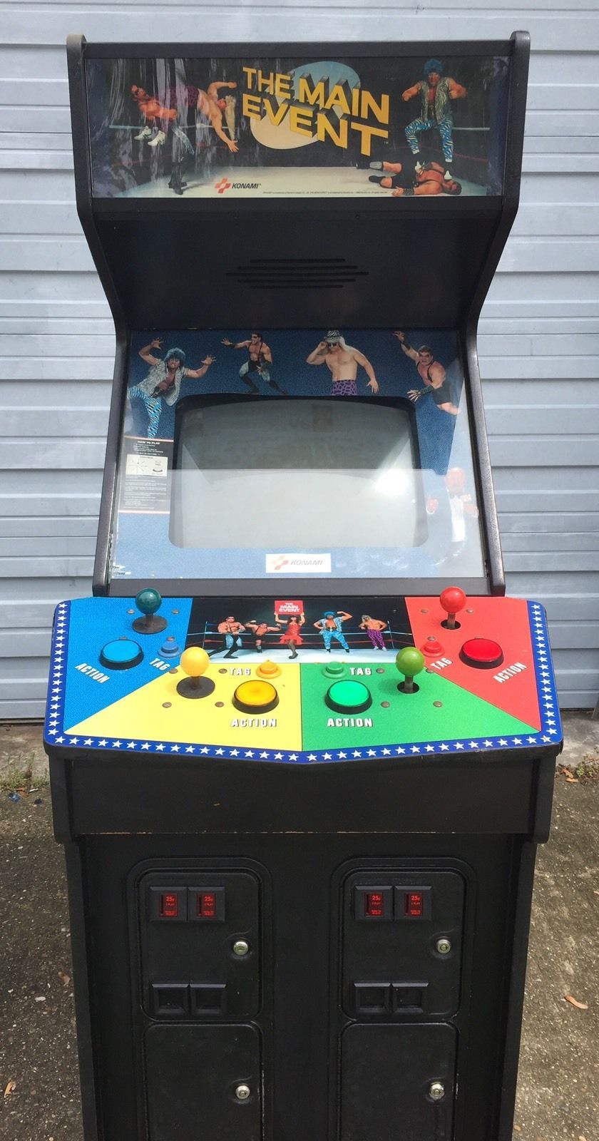 konami 4 player cabinet