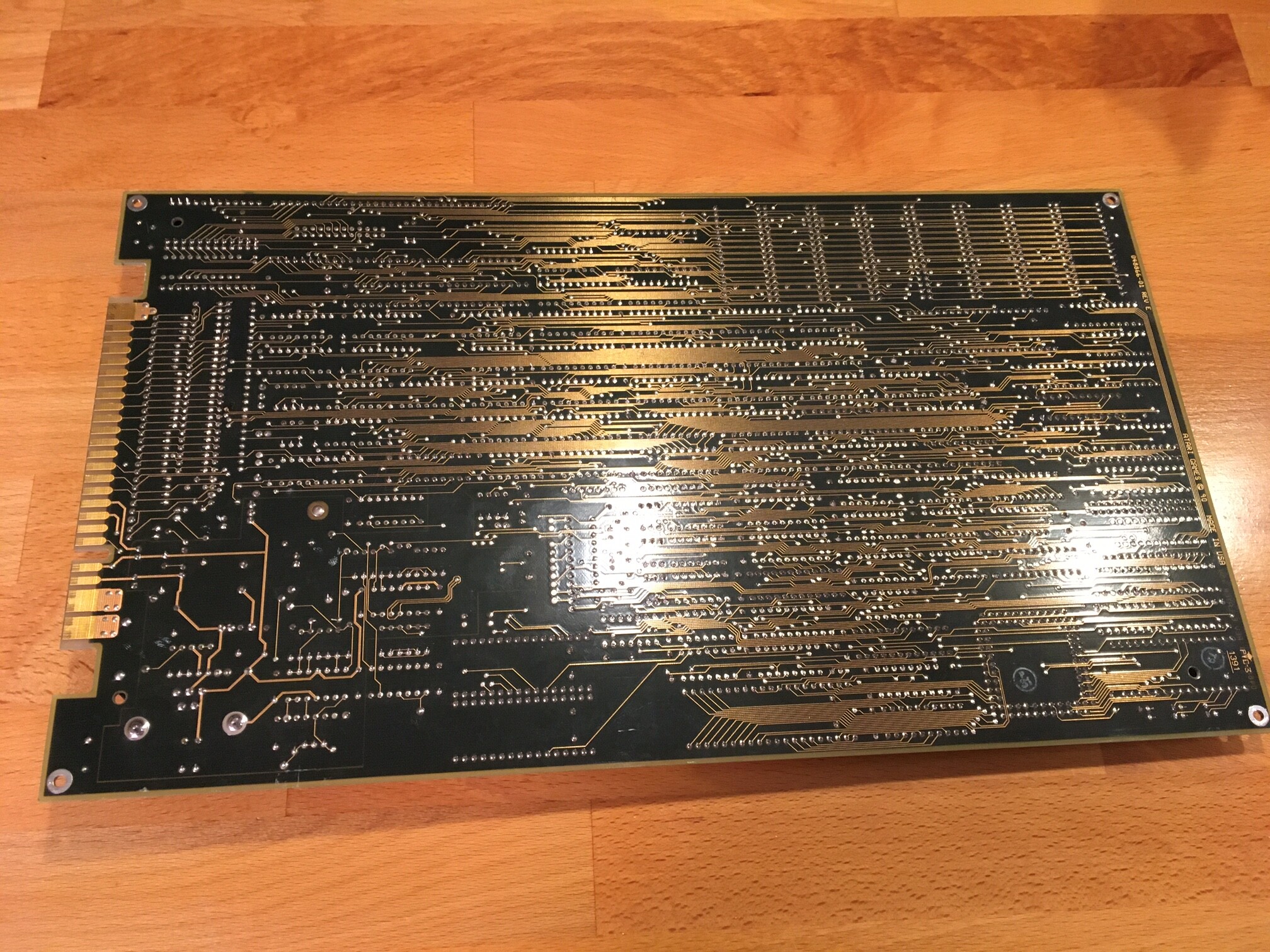 SOLD PARTS Atari Rampart 3 Player Trackball PCB Museum of the Game Forums