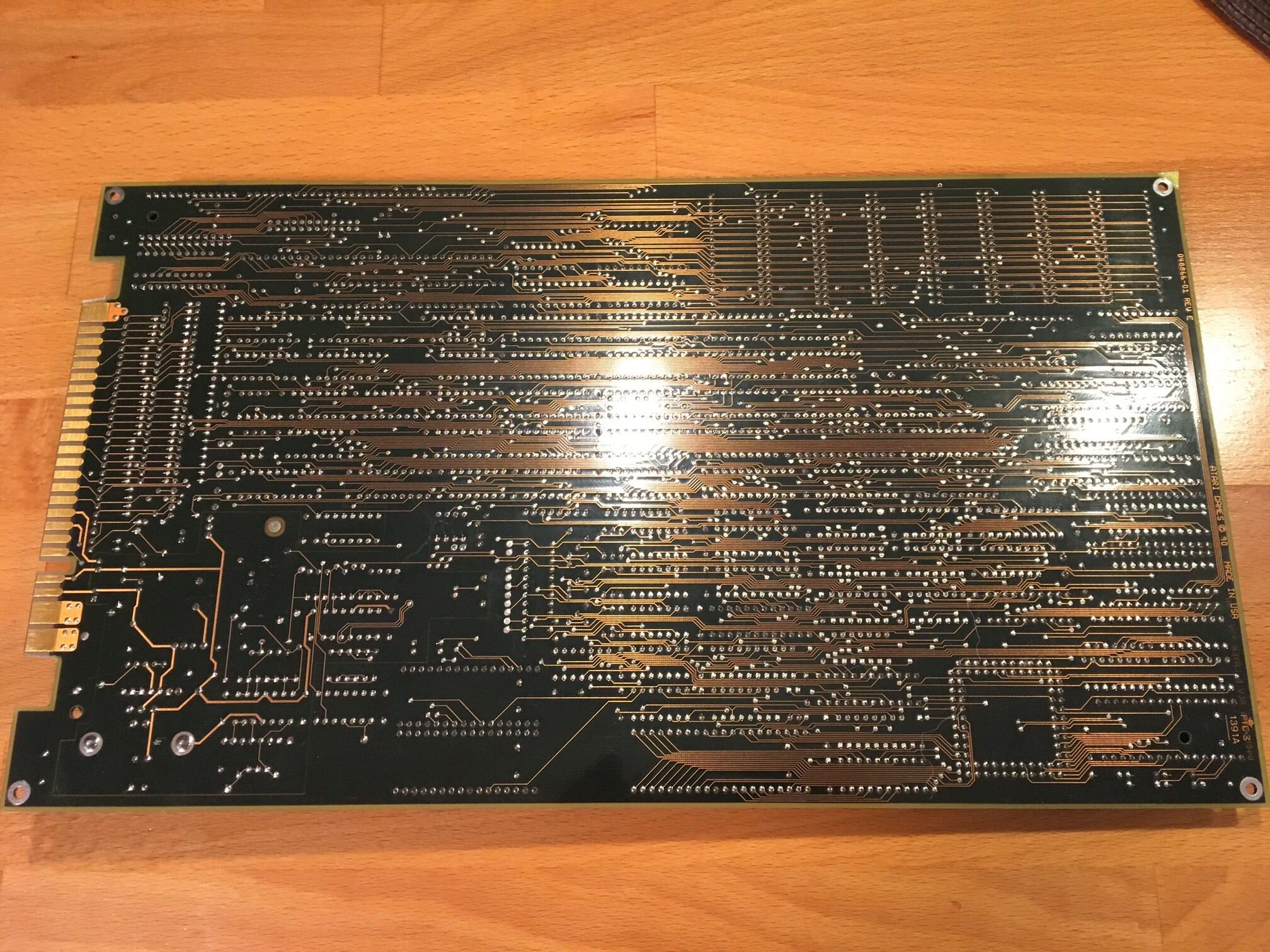 SOLD PARTS Atari Rampart 3 Player Trackball PCB Museum of the Game Forums